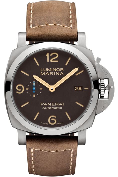 panerai luminor titanium bracelet|Panerai Luminor marina colors.